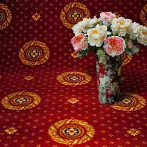 Ковролин Haima Axminster (7x9) Haima «Лидер Круг Красная Роза» фото ##numphoto## | FLOORDEALER